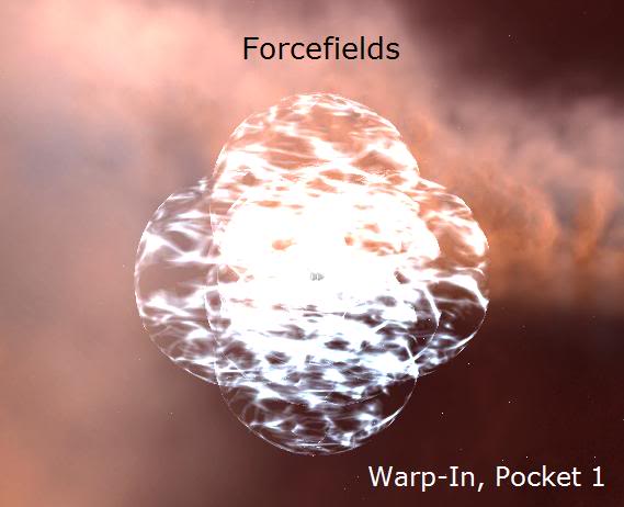 6 Forcefields surround the gate to Pocket 2
